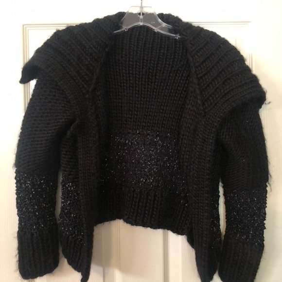 Black Knitted Cardigan - Picture 1 of 3